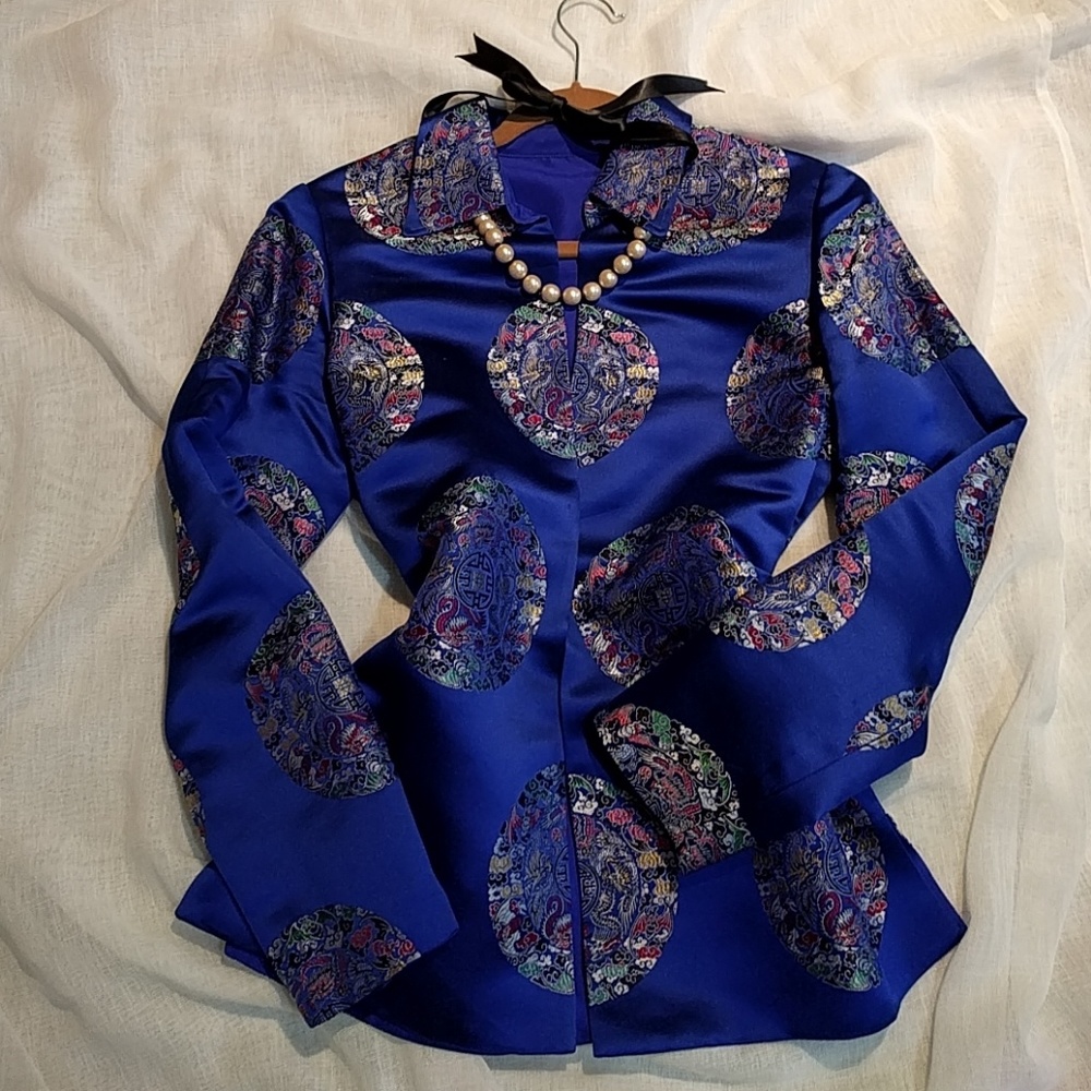 🔥sale🔥 Vintage Silk Jacket